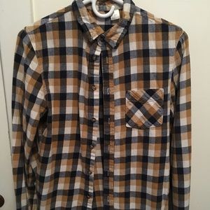 Yellow Plaid flannel